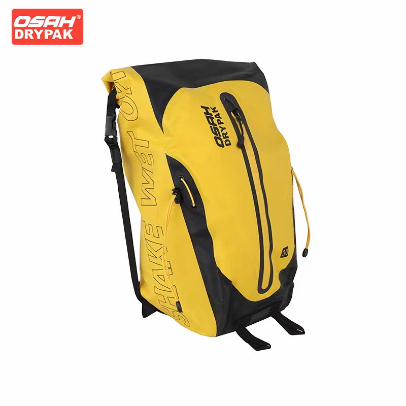 Motorcycle Gear Companies - OSAH กระเป๋ามอเตอร์ไซค์สีเหลือง 30L กระเป๋าเป้สะพายหลังความจุสูงมัลติฟังก์ชั่นกันน้ําปีนเขาท่องเที่ยวกลางแจ้งกระเป๋าเกียร์ขี่กลางแจ้ง