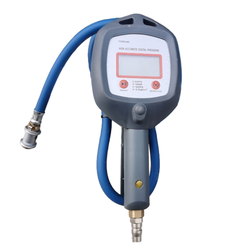 Tyre Pressure Gauge - จอแสดงผลดิจิตอล เครื่องวัดความดันลมยาง อุปกรณ์เสริมรถยนต์ การตรวจสอบความแม่นยำสูง ปืนเติมลมยาง ยูนิเวอร์แซล