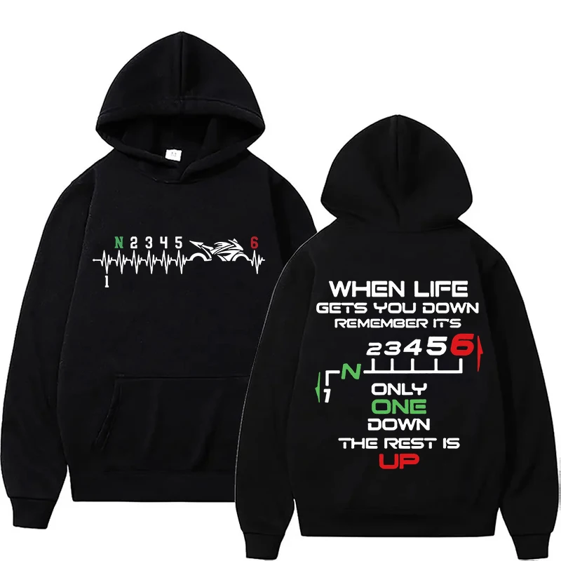 Motorcycle Gear Hoodie - ใหม่ 1N23456 เสื้อฮู้ดลายหัวใจนักขี่มอเตอร์ไซค์สำหรับผู้หญิงผู้ชายฤดูใบไม้ร่วงและฤดูหนาวลำลองกีฬาสุภาพสตรีเสื้อฮู้ดท็อปส์