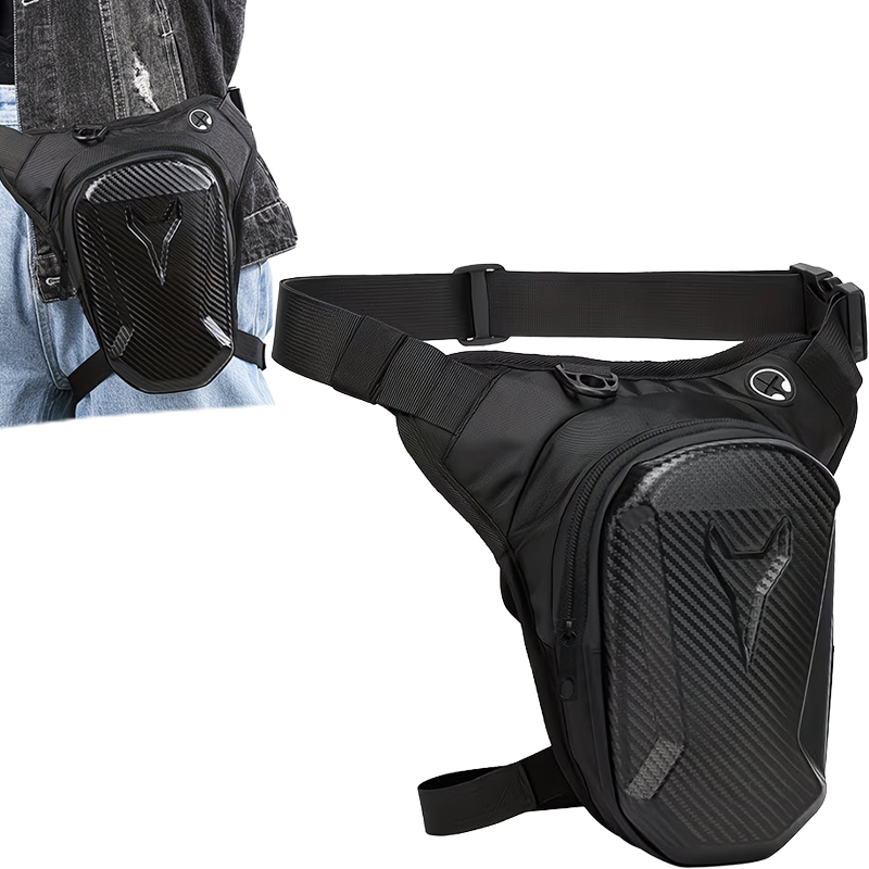 Motorcycle Gear Companies - กระเป๋ากันน้ำแบบคาดต้นขาสำหรับมอเตอร์ไซค์ กระเป๋าคาดเอวสำหรับนักขี่มอเตอร์ไซค์ กระเป๋าเก็บของสำหรับขี่มอเตอร์ครอส สำหรับผู้ชายและผู้หญิง