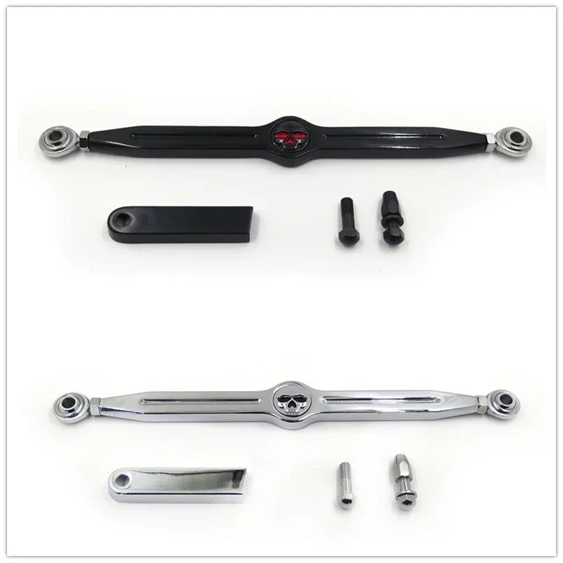Motorcycle Gear Harley Davidson - อะไหล่รถจักรยานยนต์ ชุดเชื่อมต่อเกียร์สีดำลายหัวกะโหลก สำหรับฮาร์เลย์ เดวิดสัน โร้ด คิง