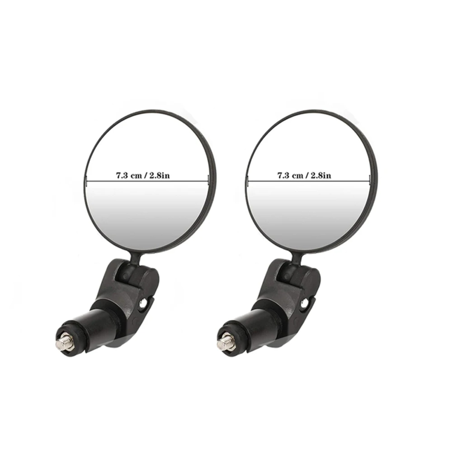 Mirror Extender Bar - กระจกมองหลังจักรยาน 2 ชิ้น กระจกติดปลายแฮนด์จักรยาน กระจกมองหลังจักรยานความคมชัดสูง พร้อมกระจกปรับระดับได้
