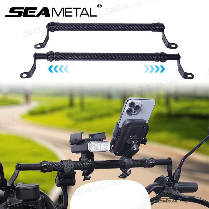 Mirror Extender Bar - SEAMETAL รถจักรยานยนต์ BALANCE Bar ไฟฟ้ารอบ Handlebar