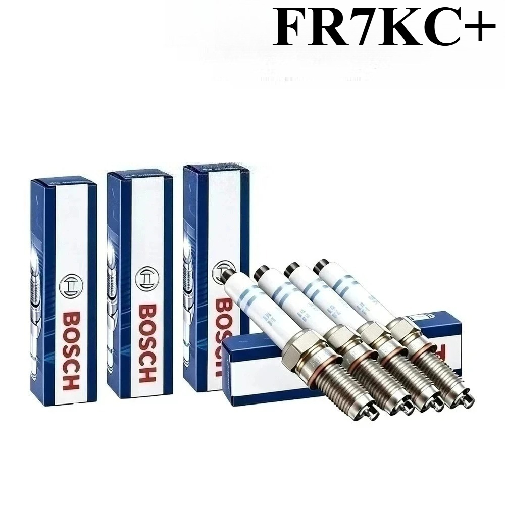 Bosch Spark Plug Copper - หัวเทียน Bosch FR7KC+ นิกเกิล-อิตเทรียม, แกนทองแดง, ทนความร้อนสูง,