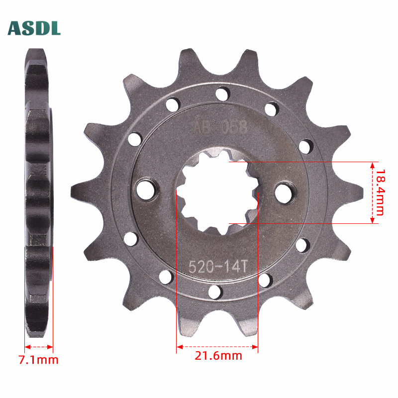 เฟืองหน้า-หลัง 520 13T 14T สำห - Motorcycle Gear Japan บทวิจารณ์และราคา