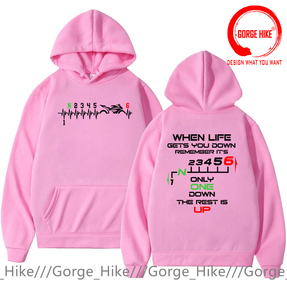 1N23456 เสื้อฮู้ดลายเกียร์มอเต - Motorcycle Gear Hoodie บทวิจารณ์และราคา