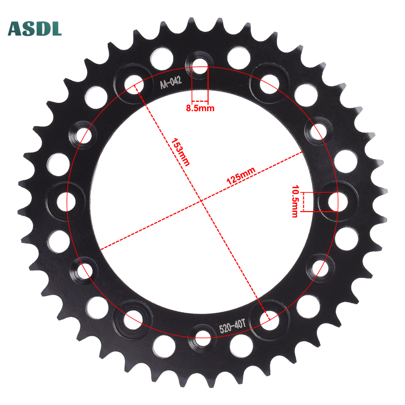 โซ่ 520 13T 40T สำหรับรถมอเตอร - Motorcycle Gear Japan บทวิจารณ์และราคา