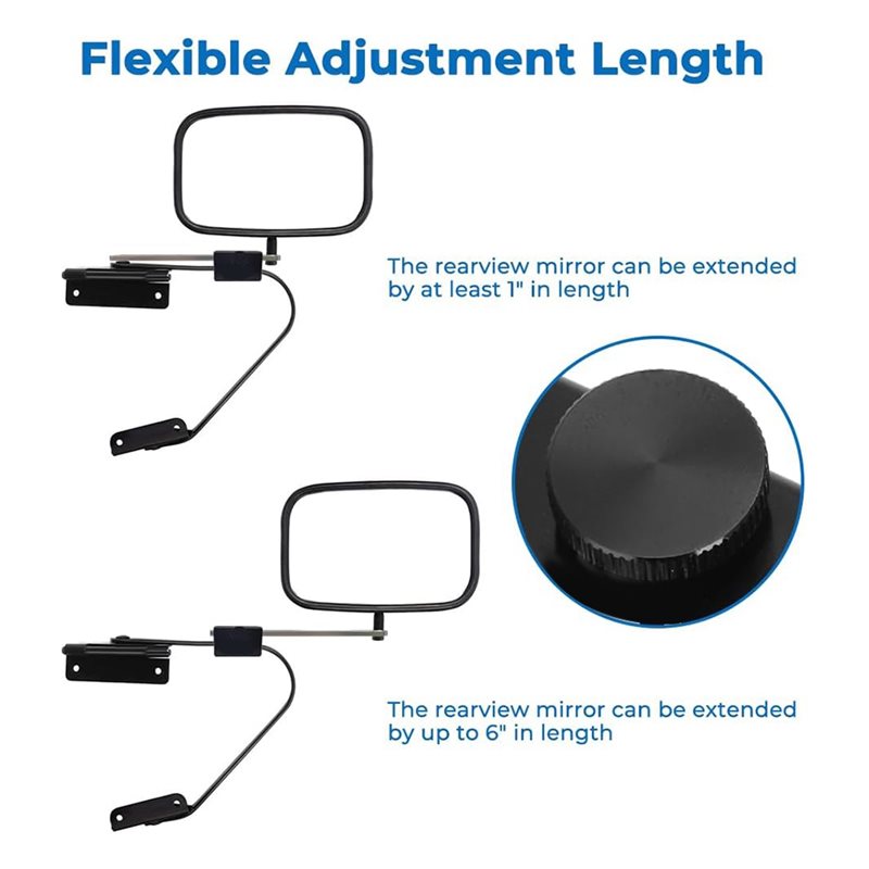ชุดกระจกมองหลังแบบยืดได้ A82M- - Mirror Extender Bar บทวิจารณ์และราคา