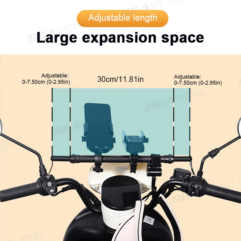 SEAMETAL รถจักรยานยนต์ BALANCE - Mirror Extender Bar บทวิจารณ์และราคา