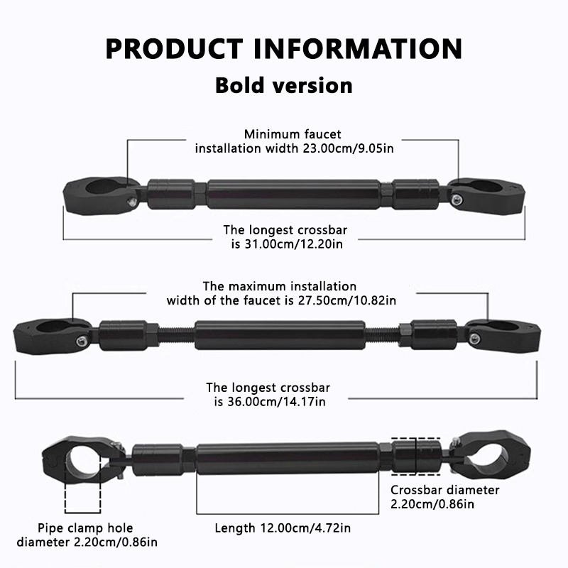 SEAMETAL แฮนด์รถจักรยานยนต์แบบ - Mirror Extender Bar บทวิจารณ์และราคา