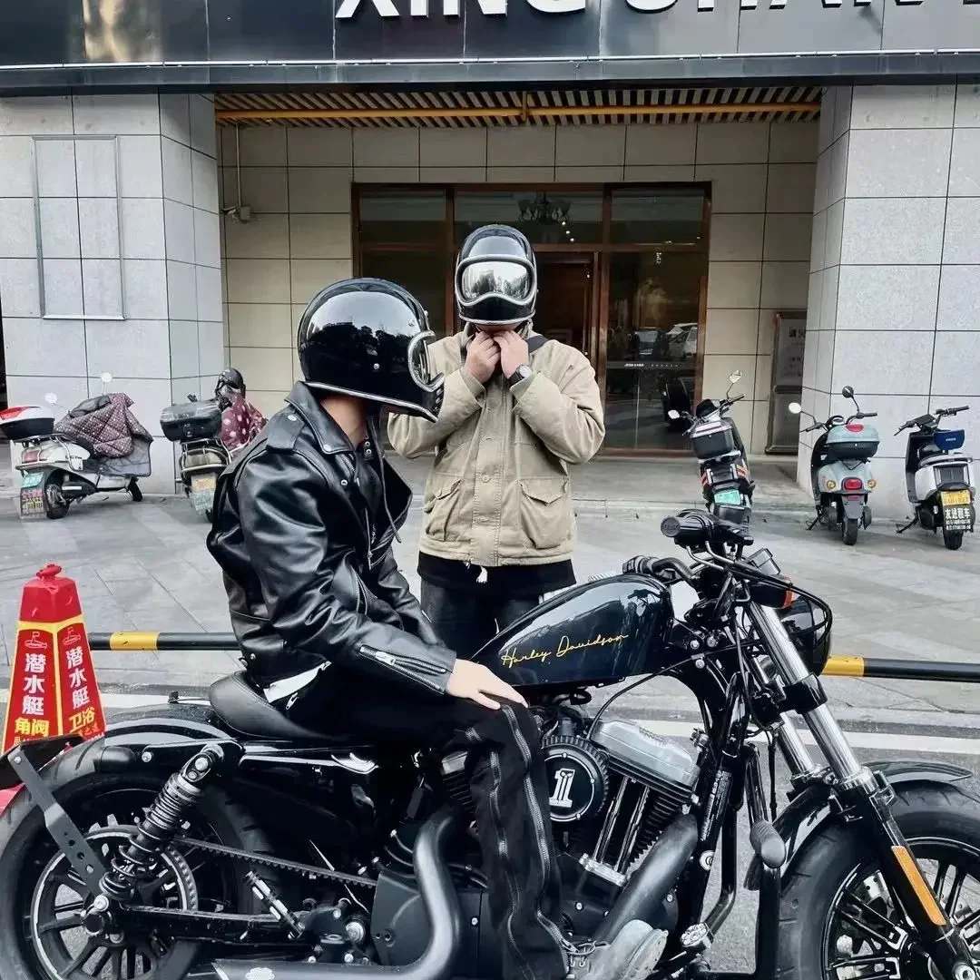 หมวกกันน็อคมอเตอร์ไซค์วินเทจ J - Motorcycle Gear Japan บทวิจารณ์และราคา