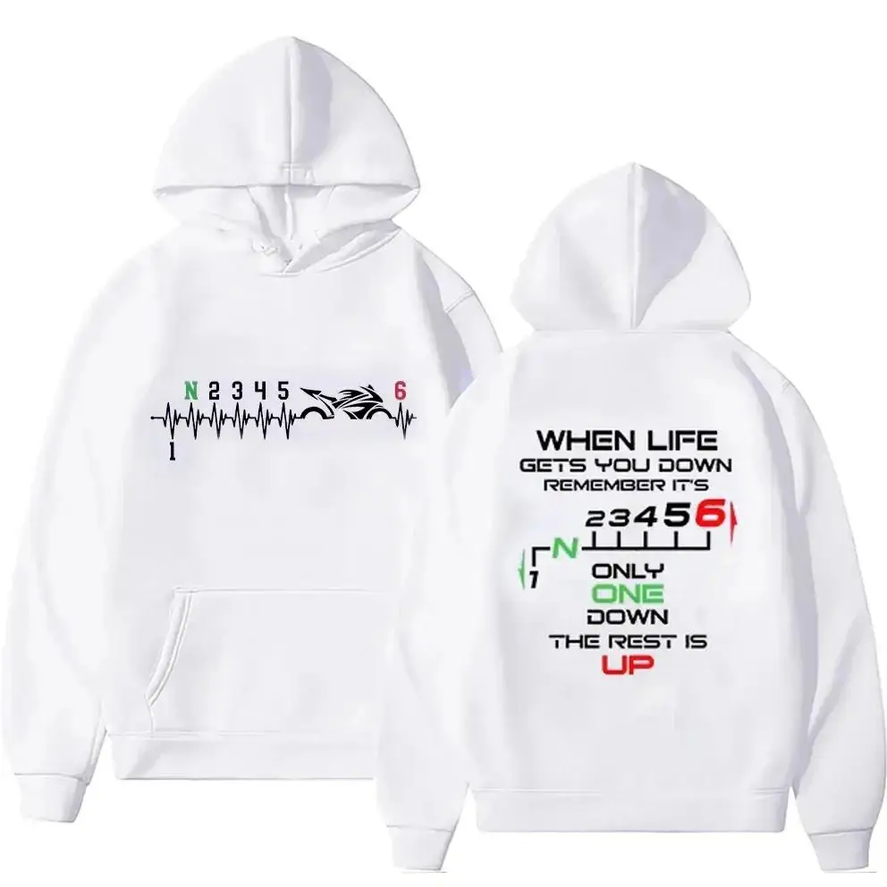 เสื้อฮู้ดผู้ชาย เสื้อพูลโอเวอร - Motorcycle Gear Hoodie บทวิจารณ์และราคา