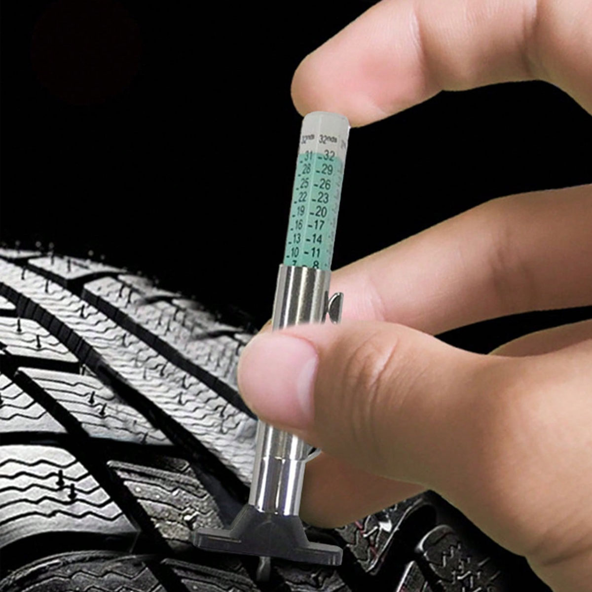 เกจวัดความลึกดอกยางรถยนต์ 1 ชิ - Tyre Pressure Gauge บทวิจารณ์และราคา