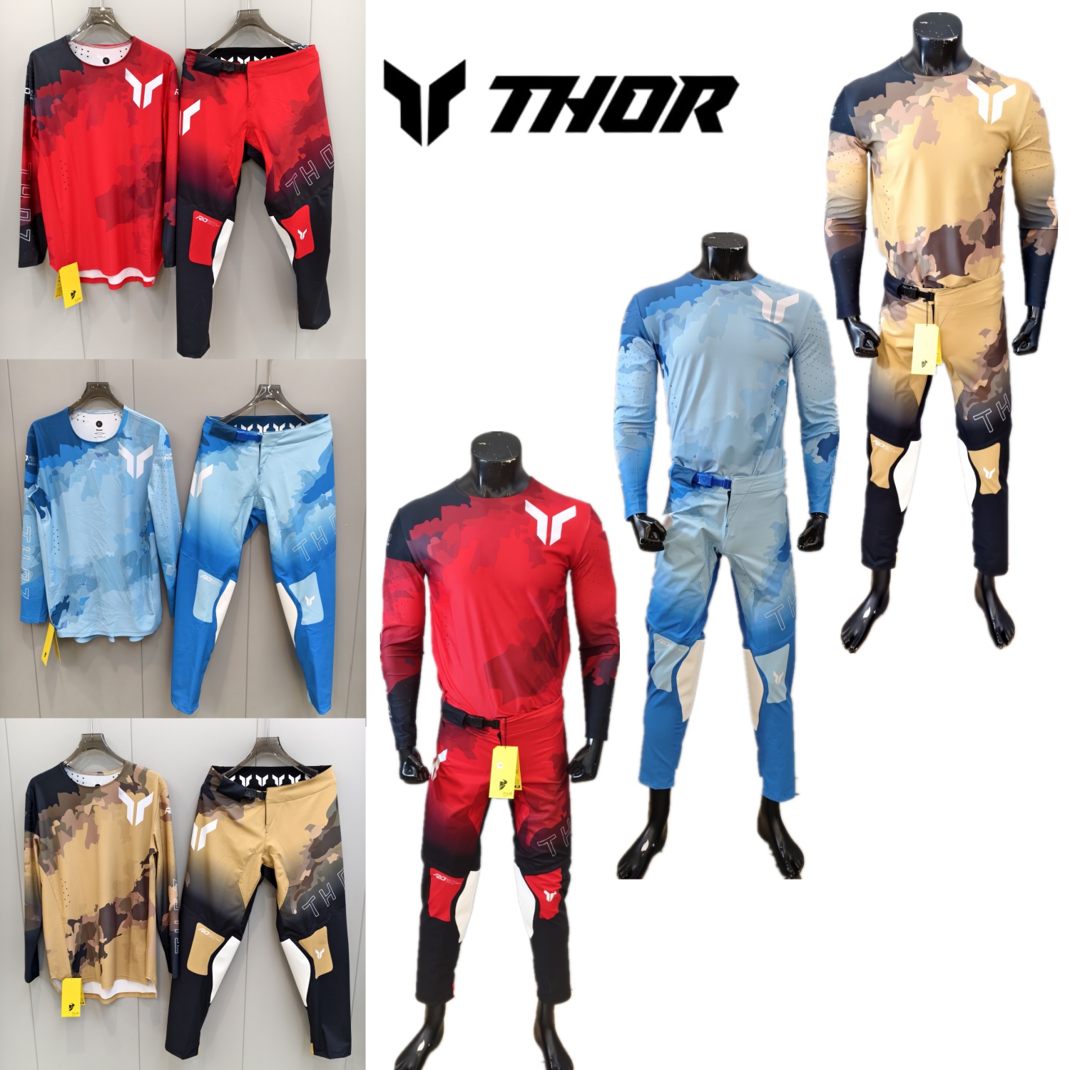 ชุดอุปกรณ์มอเตอร์ครอส THOR ชุด - Gear Set Motorcycle บทวิจารณ์และราคา