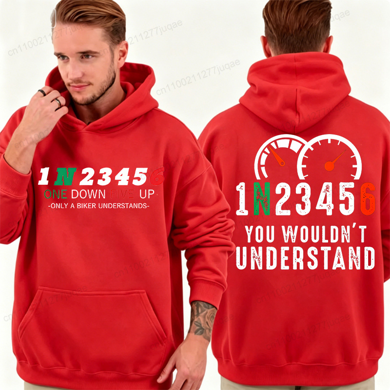 เสื้อสเวตเตอร์มีฮู้ดผู้ชายรุ่น - Motorcycle Gear Hoodie บทวิจารณ์และราคา